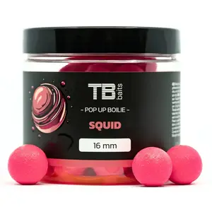Tb baits plovoucí boilie pop-up squid + nhdc 65 g-16 mm