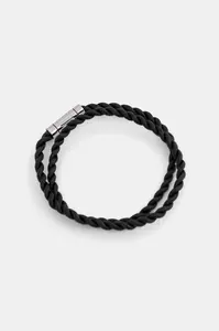 Kožený náramek HUGO E-DOUBLEBRAID4-BRA