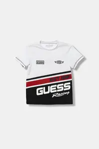 Dětské bavlněné tričko Guess