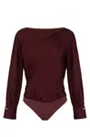 Elisabetta Franchi body s dlhými rukávmi
