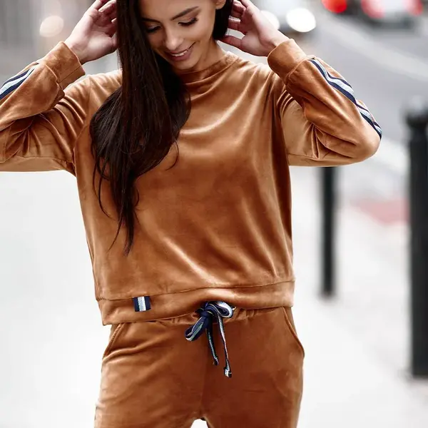 Cocamel, velor sweatshirt