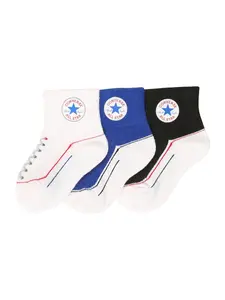 CONVERSE Ponožky  modrá / melónová / čierna / biela