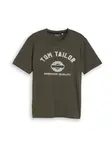 TOM TAILOR Tričko  námornícka modrá / olivová / šedobiela