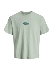 Jack & Jones Junior Tričko 'JCOFUSION'  dymovo modrá / zelená