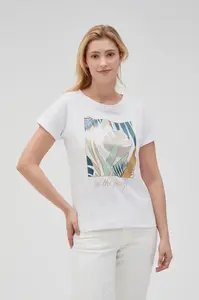 Marisse Women's T-Shirt L-Ts-4633 White