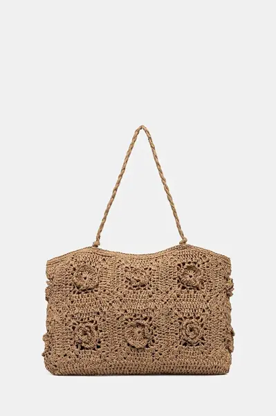 Kabelka Answear.LAB hnědá barva