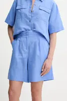 Lněné kraťasy Karl Lagerfeld