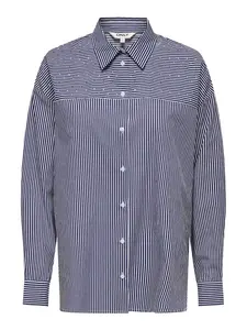 ONLY Blúzka  námornícka modrá / biela