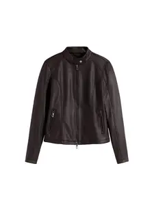 Desigual Prechodná bunda  tmavohnedá