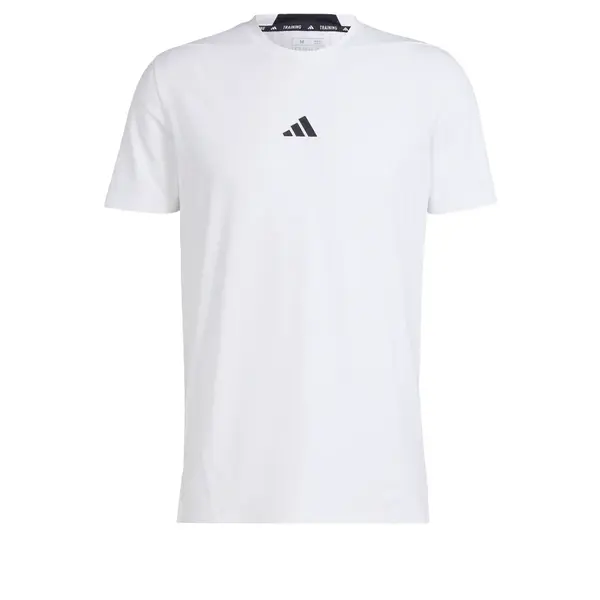 ADIDAS PERFORMANCE Funkčné tričko 'Designed For Training'  čierna / biela