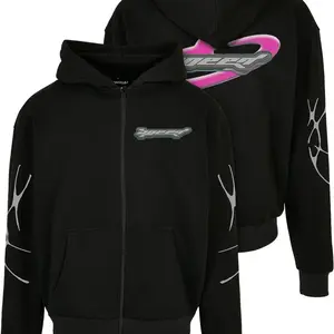 Zipová bunda Speed Logo černá