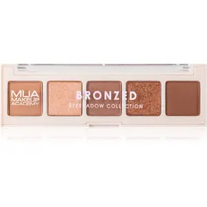 MUA Makeup Academy Eyeshadow Collection 5 Shade Palette paletka očních stínů odstín Bronzed 3.8 g