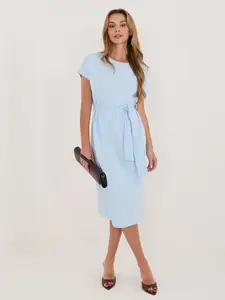 Světle modré letní šaty