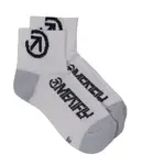 Meatfly ponožky Bike Middle Socks – CO B – White | Bílá | Velikost S