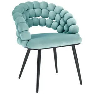 Novel ŽIDLE S PODRUČKAMI, železo, samet, černá, jadeitově zelená