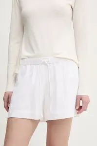 Lněné kraťasy Abercrombie & Fitch