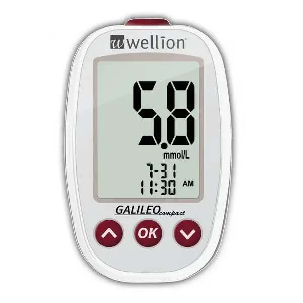 Glukometr Wellion Galileo Compact inzulínový režim, kompletní set