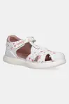 Dětské kožené sandály Biomecanics bílá barva, 252230
