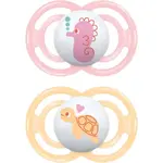 MAM Perfect 6m+ dudlík Pink/ Orange 2 ks