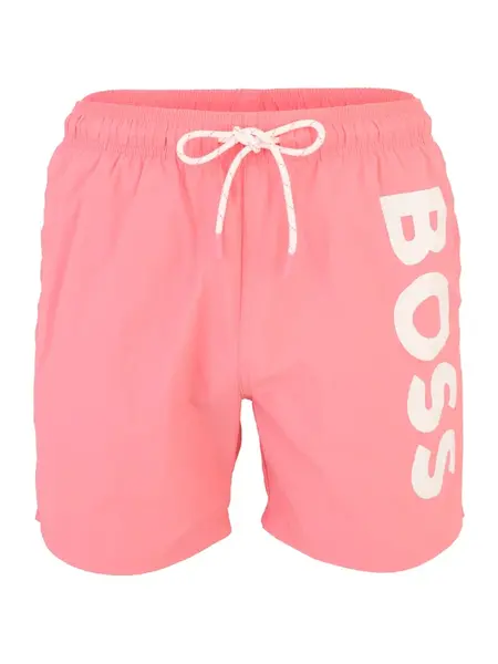 BOSS Plavecké šortky 'Octopus'  nebielená / pitaya