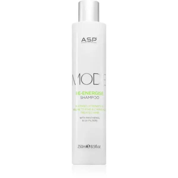 ASP MODE Re-Energise Shampoo energizující šampon pro odbarvené, barvené a chemicky ošetřené vlasy 250 ml