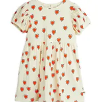 Dívčí šaty Mini Rodini Outlined hearts