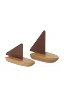 Dekorativní figurka ferm LIVING 2-pack béžová barva