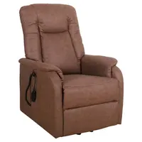 Cantus TELEVIZNÍ KŘESLO, kov, textil, hnědá