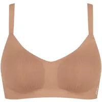 SLOGGI ZERO FEEL PURE SOFT BRA Dámska podprsenka, hnedá, veľkosť