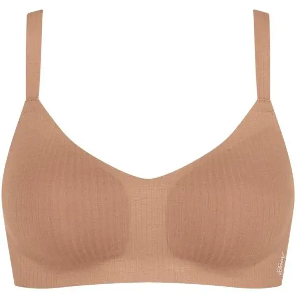 SLOGGI ZERO FEEL PURE SOFT BRA Dámska podprsenka, hnedá, veľkosť