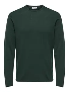 Only & Sons Sveter 'Jimmy'  tmavozelená