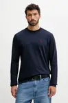 Bavlněné tričko s dlouhým rukávem Calvin Klein Jeans