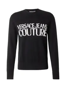 Versace Jeans Couture Sveter  čierna / biela