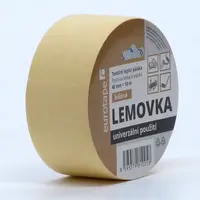 EUROTAPE Textilní lepící páska Lemovka, 48 mm, 10 m, různé barvy Barva: béžová