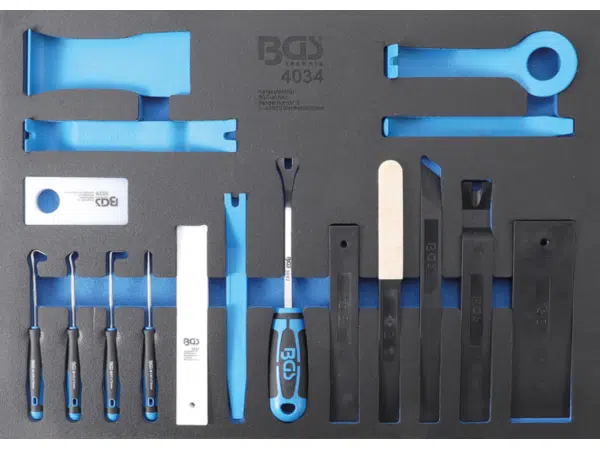 BGS Technic BGS 4034 Nářadí pro uvolnění lišt, čalounění Sada 17 dílů