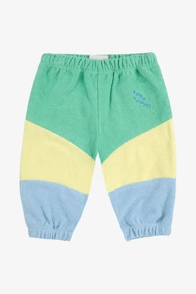 Kojenecké tepláky Bobo Choses zelená barva, 125AB057