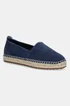 Nubukové espadrilky Marc O'Polo GEM 6B tmavomodrá barva, 50315613801305