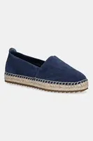 Nubukové espadrilky Marc O'Polo GEM 6B tmavomodrá barva, 50315613801305