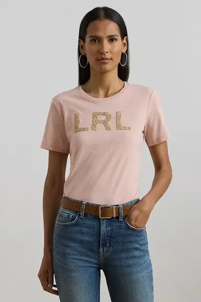 Bavlněné tričko Lauren Ralph Lauren