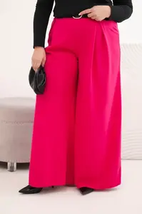 Plus-size kalhoty s páskem