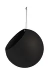 Závěsný obal na květináč AYTM Globe 21 x 32 cm černá barva