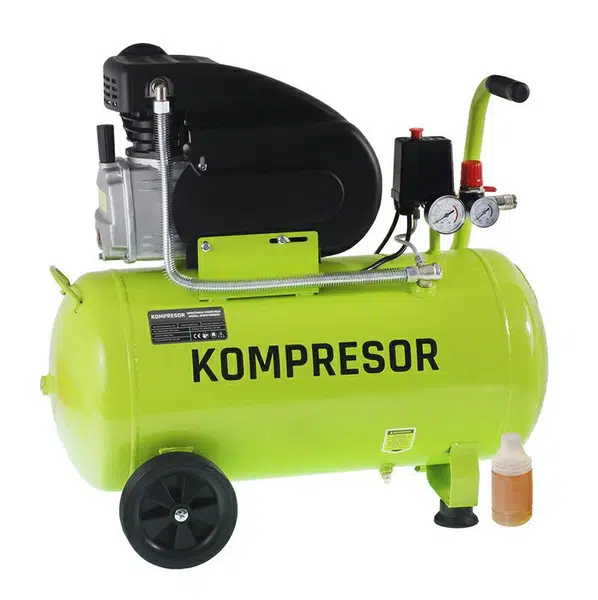 GMP Kompresor olejový, pojízdný, 50 l, 100l/min. 8 bar, 1,5 kW, 230 V