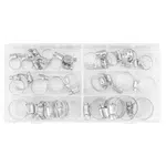 Spony na hadice, 16-32 mm, sada 34 ks - NEO tools 11-981
