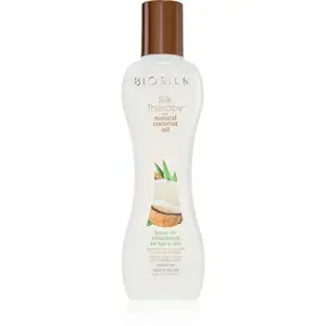 Biosilk Silk Therapy Natural Coconut Oil bezoplachová hydratační péče na vlasy a tělo 67 ml