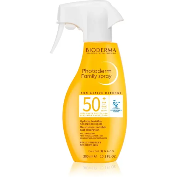 Bioderma Photoderm Family Spray SPF50+ opaľovací sprej SPF 50+ 300 ml