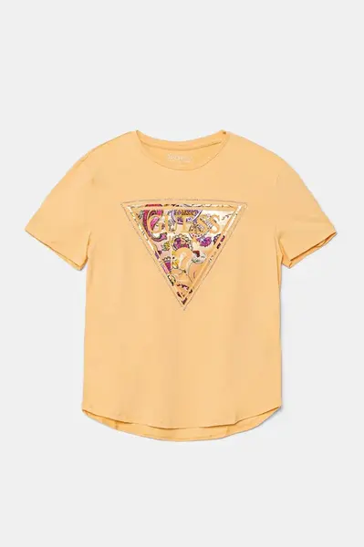 Dětské tričko Guess oranžová barva, J5GI15 K6YW4