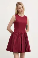 Šaty Never Fully Dressed Mini Monika vínová barva, mini, NFDDR1918