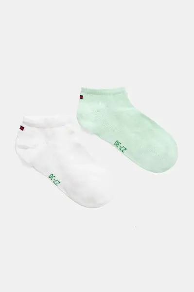 Dětské ponožky Tommy Hilfiger 2-pack tyrkysová barva, 301390