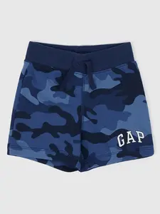 GAP Dětské maskáčové kraťasy logo - Kluci