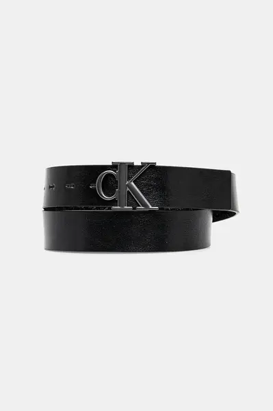 Oboustranný pásek Calvin Klein pánský, černá barva, LV04G7033G